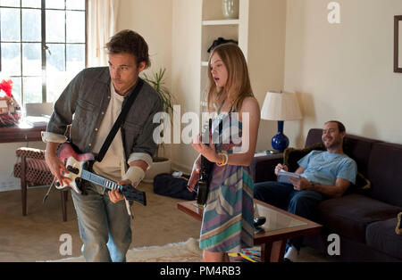 Stephen Dorff  (left) and Elle Fanning(right) star in  SOMEWHERE, a Focus Features release. Stock Photo