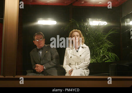 Film Still / Publicity Still from 'A Prairie Home Companion' Tommy Lee Jones, Virginia Madsen © 2006 Picturehouse Photo Credit: Melinda Sue Gordon  File Reference # 30737360THA  For Editorial Use Only -  All Rights Reserved Stock Photo