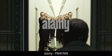 Film Still / Publicity Still from 'The Matrix Reloaded' Hugo Weaving © 2003 Warner Brothers File Reference # 30753317THA  For Editorial Use Only -  All Rights Reserved Stock Photo