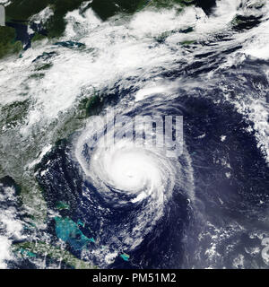 Hurricane Florence heading towards the East Coast of the United States in September 2018 - Elements of this image furnished by NASA Stock Photo