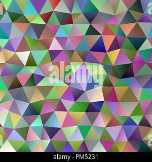 Multicolored abstract geometric irregular polygonal triangle background Stock Vector