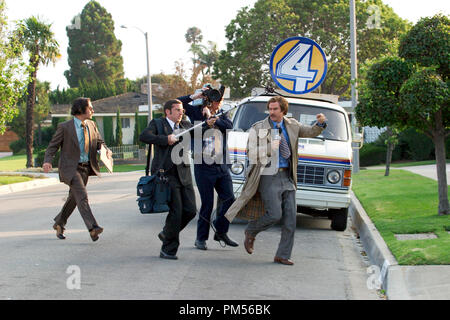 Anchorman: The Legend of Ron Burgandy  Paul Rudd, Will Ferrell, David Koechner, Steve Carell  © 2004 DreamWorks Stock Photo