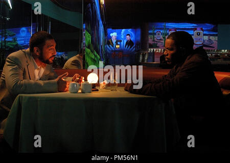 COLLATERAL (2004) JAVIER BARDEM, JAMIE FOXX CLTL 001 - LB Stock Photo