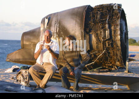 Studio Publicity Still from 'Lost' Terry O' Quinn, Dominic Monaghan 2004   File Reference # 307351641THA  For Editorial Use Only -  All Rights Reserved Stock Photo