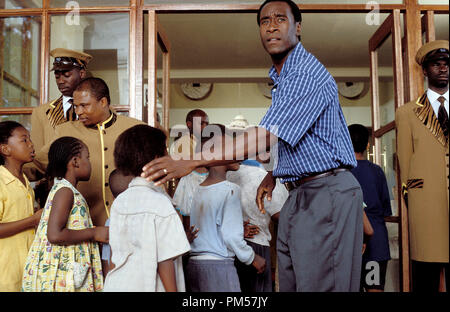 Film Still from 'Hotel Rwanda' Don Cheadle © 2004 United Artists Photo Credit: Frank Connor  File Reference # 30735254THA  For Editorial Use Only -  All Rights Reserved Stock Photo