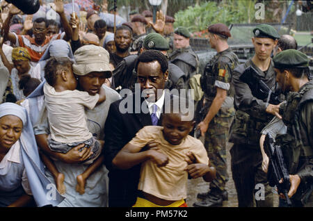 Film Still from 'Hotel Rwanda' Don Cheadle © 2004 United Artists Photo Credit: Blid Alsbirk  File Reference # 30735255THA  For Editorial Use Only -  All Rights Reserved Stock Photo