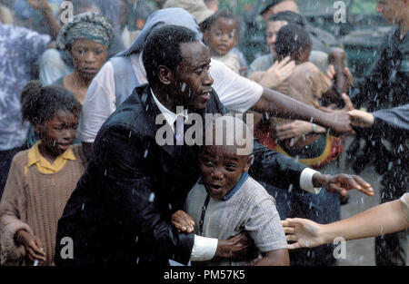 Film Still from 'Hotel Rwanda' Don Cheadle © 2004 United Artists Photo Credit: Frank Connor  File Reference # 30735257THA  For Editorial Use Only -  All Rights Reserved Stock Photo