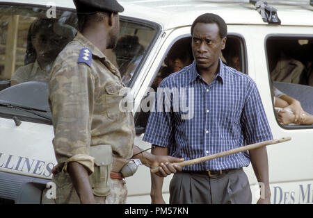 Film Still from 'Hotel Rwanda' Don Cheadle © 2004 United Artists Photo Credit: Frank Connor  File Reference # 30735271THA  For Editorial Use Only -  All Rights Reserved Stock Photo