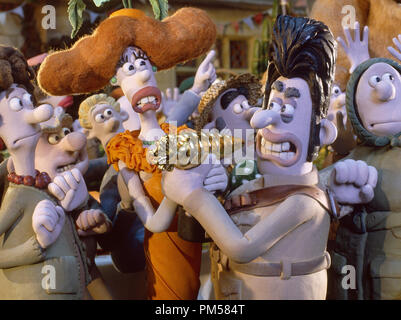 Studio Publicity Still from 'Wallace & Gromit: The Curse of the Were-Rabbit'  Lady Campanula Tottington, Victor Quartermaine © 2005 DreamWorks      File Reference # 307361470THA  For Editorial Use Only -  All Rights Reserved Stock Photo