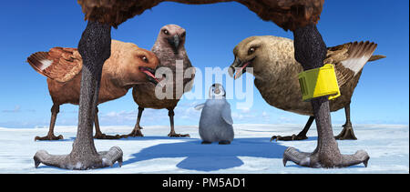 Studio Publicity Still from 'Happy Feet' Boss Skua, Mumble © 2006 Warner   File Reference # 307371789THA  For Editorial Use Only -  All Rights Reserved Stock Photo