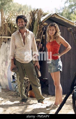 Studio Publicity Still from 'Lost' (Episode Name: Further Investigations) Rodrigo Santoro, Kiele Sanchez 2006 Photo credit: Mario Perez   File Reference # 307372001THA  For Editorial Use Only -  All Rights Reserved Stock Photo