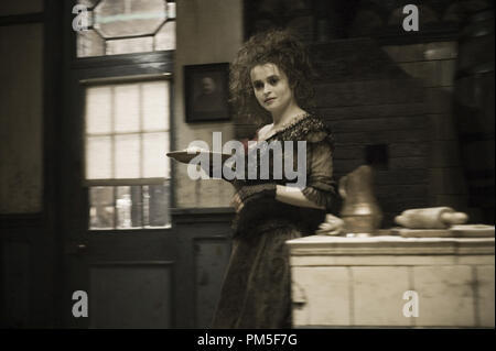 Studio Publicity Still from 'Sweeney Todd: The Demon Barber of Fleet Street' Helena Bonham Carter © 2007 Warner  Photo credit: Peter Mountain   File Reference # 307381445THA  For Editorial Use Only -  All Rights Reserved Stock Photo