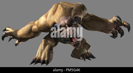 Studio Publicity Still from 'TMNT' ('Teenage Mutant Ninja Turtles') The Sloth Monster © 2007 Warner     File Reference # 307381880THA  For Editorial Use Only -  All Rights Reserved Stock Photo