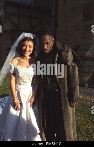 Studio Publicity Still from 'Charmed' Episode name: 'Marry-Go-Round' Coolio, Alyssa Milano  2002  Photo credit: Richard Cartwright   File Reference # 307541217THA  For Editorial Use Only -  All Rights Reserved Stock Photo