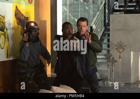 Studio Publicity Still from 'Showtime' Judah Friedlander, Eddie Murphy, Robert De Niro © 2002 Warner Brothers Stock Photo