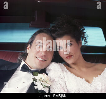 Film Still / Publicity Still from 'My Big Fat Greek Wedding' John Corbett and Nia Vardalos © 2002 IFC Films Stock Photo