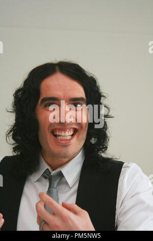 Russell Brand 'Arthur' Portrait Session, March 25, 2011.  Reproduction by American tabloids is absolutely forbidden. File Reference # 30912 067JRC  For Editorial Use Only -  All Rights Reserved Stock Photo