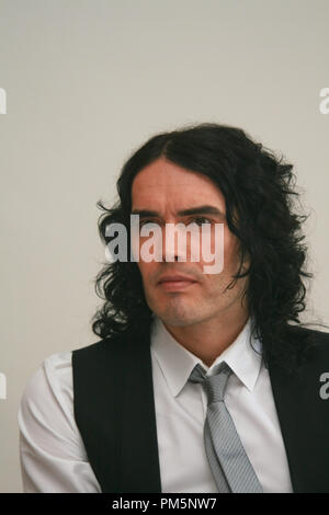 Russell Brand 'Arthur' Portrait Session, March 25, 2011.  Reproduction by American tabloids is absolutely forbidden. File Reference # 30912 069JRC  For Editorial Use Only -  All Rights Reserved Stock Photo