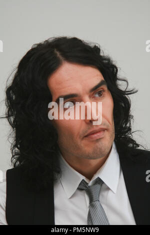 Russell Brand 'Arthur' Portrait Session, March 25, 2011.  Reproduction by American tabloids is absolutely forbidden. File Reference # 30912 071JRC  For Editorial Use Only -  All Rights Reserved Stock Photo