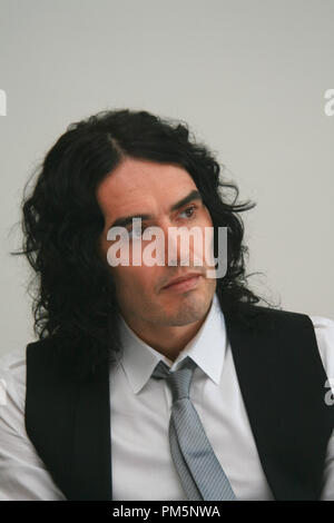 Russell Brand 'Arthur' Portrait Session, March 25, 2011.  Reproduction by American tabloids is absolutely forbidden. File Reference # 30912 072JRC  For Editorial Use Only -  All Rights Reserved Stock Photo