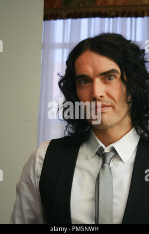 Russell Brand 'Arthur' Portrait Session, March 25, 2011.  Reproduction by American tabloids is absolutely forbidden. File Reference # 30912 078JRC  For Editorial Use Only -  All Rights Reserved Stock Photo