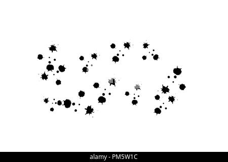Download Paint stains grunge background vector. Colored ink ...