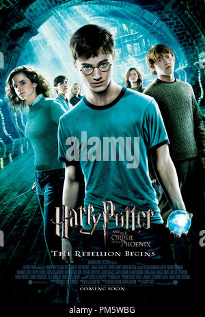 Harry Potter and the Order of the Phoenix Poster © 2007 Warner Bros. Entertainment Inc. - Harry Potter Publishing Rights © J. K. R.   File Reference # 307381004THA  For Editorial Use Only -  All Rights Reserved Stock Photo
