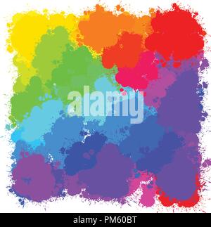 bright splashes backgrounds pattern. Colorful vector background for print decoration. CMYK color space. Stock Vector