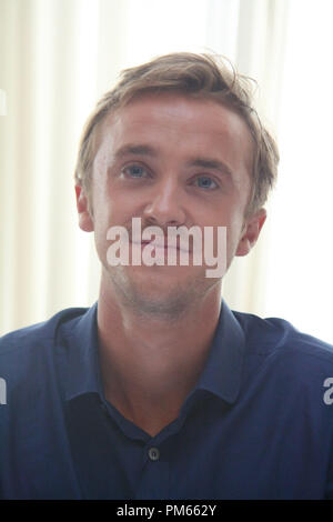 Tom Felton 'Harry Potter and the Deathly Hallows Part 2' Portrait Session, July 5, 2011.  Reproduction by American tabloids is absolutely forbidden. File Reference # 31027 006JRC  For Editorial Use Only -  All Rights Reserved Stock Photo