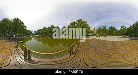 360 degree panoramic view of Exquisite Park-Small pond