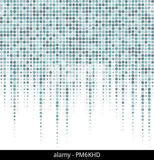 Abstract green dotted background. Halftone. Vector illustration. Stock Vector