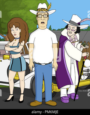 KING OF THE HILL, John Redcorn, Bobby Hill, Hank Hill, Spin The Choice,  aired 11/19/00, 1997-present, TM and Copyright © 20th Stock Photo - Alamy