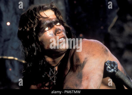 Film Still from 'Conan the Barbarian'  Arnold Schwarzenegger © 1981 Universal Pictures Stock Photo