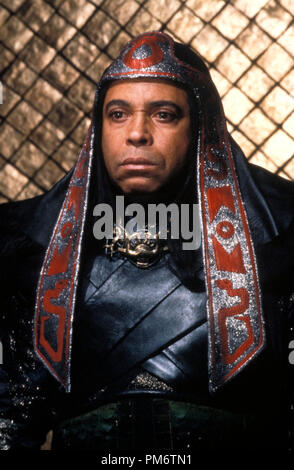 Film Still from 'Conan the Barbarian'  James Earl Jones © 1981 Universal Pictures Stock Photo