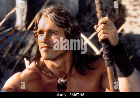 Film Still from 'Conan the Barbarian'  Arnold Schwarzenegger  © 1981 Universal Pictures Stock Photo