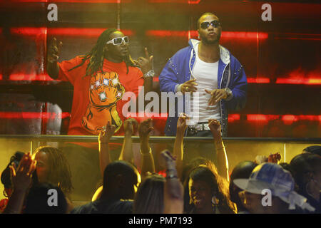 Film Still from 'Step Up 2 the Streets' Flo Rida, T-Pain © 2008 Touchstone Pictures Photo credit: Jordan Strauss  File Reference # 307551165THA  For Editorial Use Only -  All Rights Reserved Stock Photo