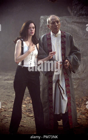 Studio Publicity Still from 'Charmed' Rose McGowan, James Hong  2001 Photo credit: Richard Cartwright  File Reference # 308471712THA  For Editorial Use Only -  All Rights Reserved Stock Photo