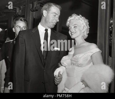 Joe DiMaggio and Marilyn Monroe, circa 1955. File Reference # 30928 414THA Stock Photo