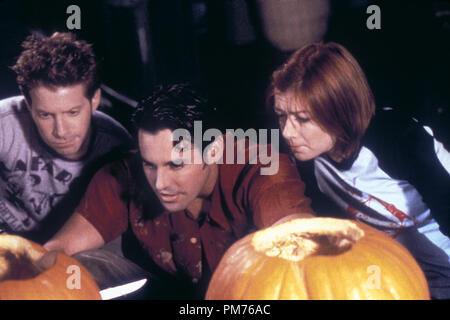 Film Still / Publicity Still from 'Buffy the Vampire Slayer' Seth Green, Nicholas Brendon, Alyson Hannigan © 1999 Warner   File Reference # 30973187THA  For Editorial Use Only -  All Rights Reserved Stock Photo