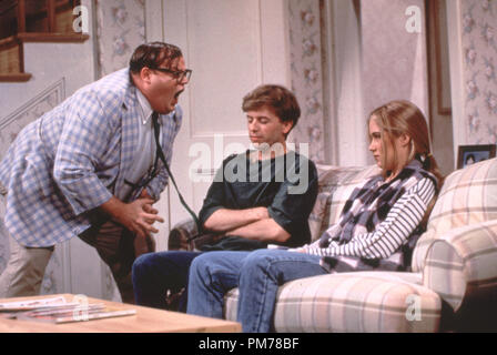 Film Still from 'Saturday Night Live' Chris Farley, David Spade, Christina Applegate © 1998 NBC  Photo Credit: Norman Ng  File Reference # 30996257THA  For Editorial Use Only -  All Rights Reserved Stock Photo