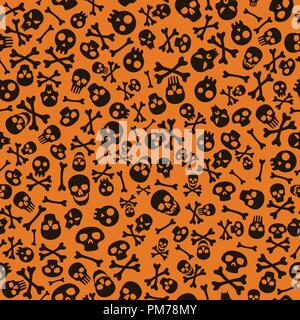 Seamless Halloween Pattern Stock Vector