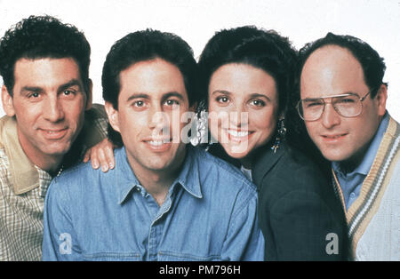 Film Still from 'Seinfeld' Michael Richards, Jerry Seinfeld, Julia Louis-Dreyfus, Jason Alexander © 1996 Castle Rock  File Reference # 31042263THA  For Editorial Use Only - All Rights Reserved