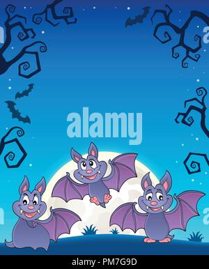 Bats theme image 7 - eps10 vector illustration. Stock Vector