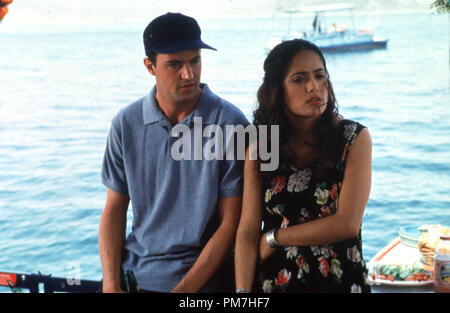 Film Still from 'Fools Rush In' Matthew Perry & Salma Hayek © 1997 Columbia  File Reference # 31013343THA  For Editorial Use Only - All Rights Reserved Stock Photo