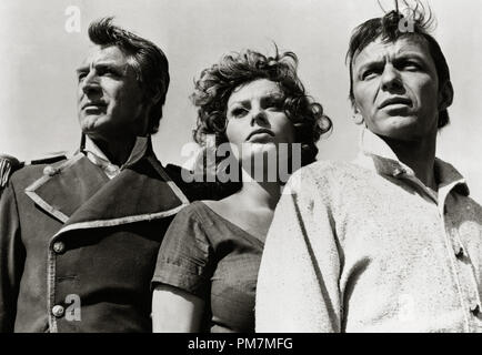 Cary Grant, Sophia Loren and Frank Sinatra, 'The Pride and the Passion' 1957 File Reference # 31202 303THA Stock Photo