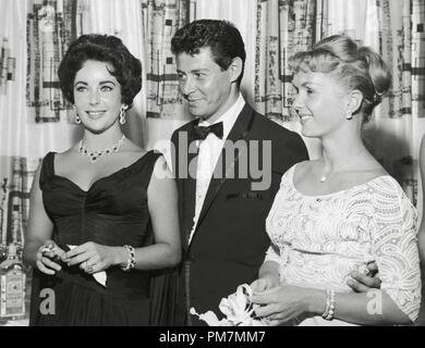 Eddie Fisher, Debbie Reynolds and Elizabeth Taylor, circa 1958. File Reference # 31202 399THA Stock Photo