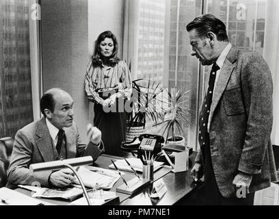 Faye Dunaway, William Holden and Robert Duvall, 'Network' 1976 MGM File Reference # 31202 882THA Stock Photo