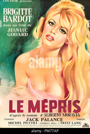 'Contempt' 1963 (aka Le Mepris) Poster   File Reference # 31386 620THA Stock Photo