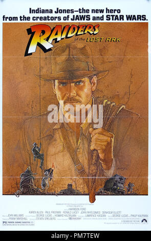 'Raiders of the Lost Ark ' 1981 Paramount Poster   File Reference # 31386 670THA Stock Photo