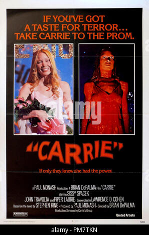 Carrie film poster Sissy Spacek Stock Photo - Alamy